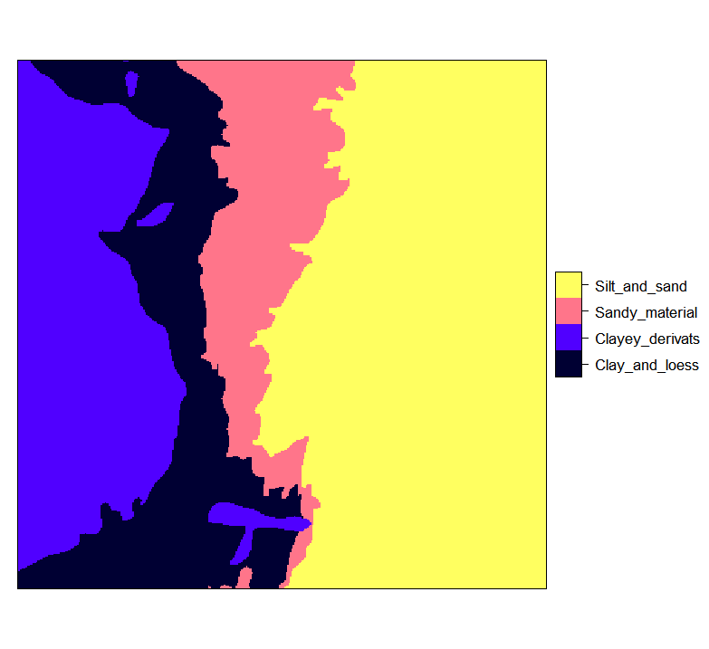 Ebergotzen zones rasterized to 25 m resolution and with correct factor labels.